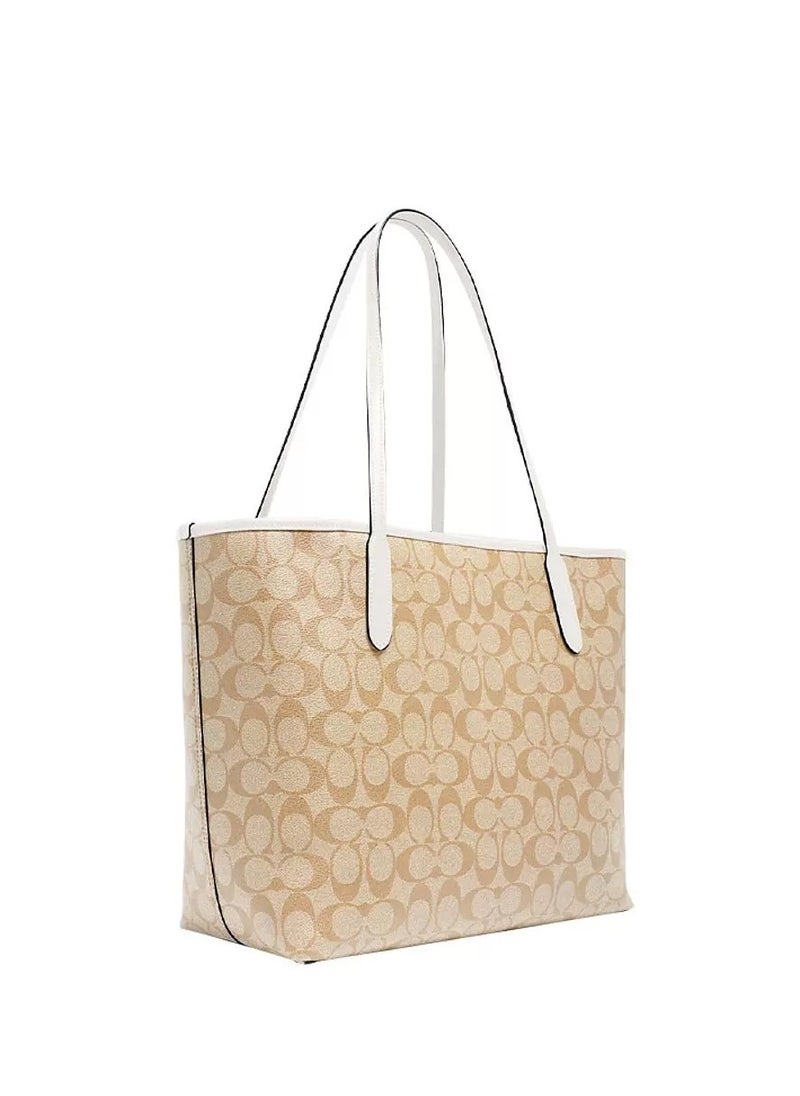 COACH tote bag women's city33 single shoulder crossbody large capacity handbag