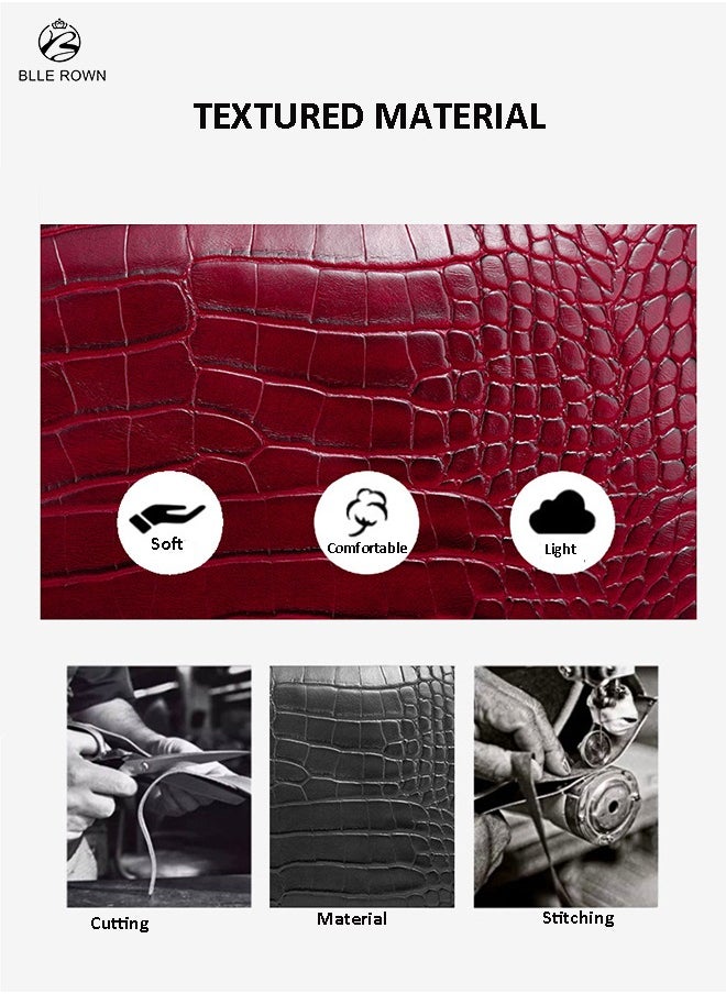 Luxury Crocodile-Print Ladies Bag for Women Portable Crossbody Bag Hand Bag For Evening Clutch Adjustable Shoulder Bags For Ladies