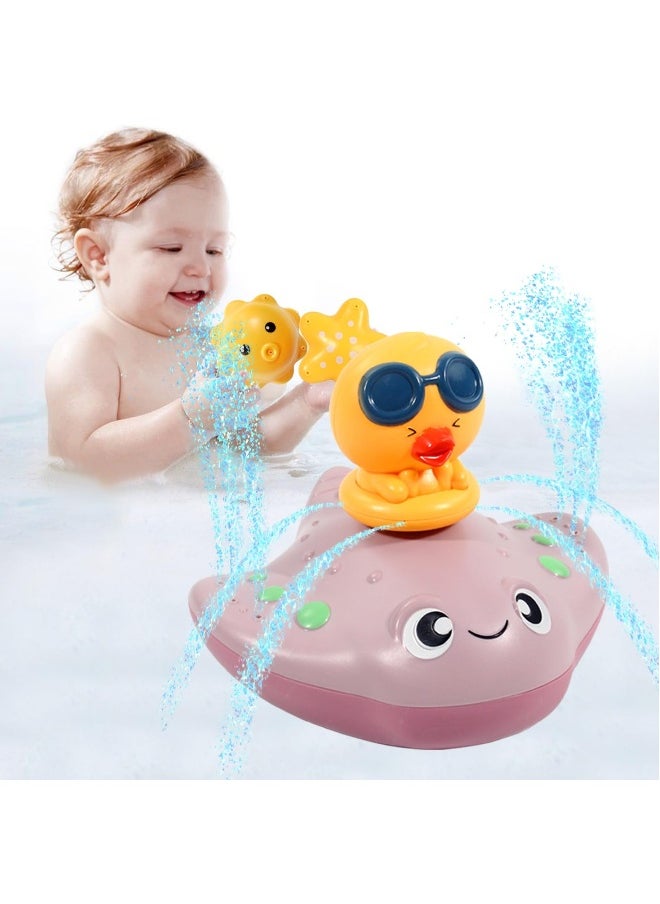 Bathtub Toys for Kids, Bath Toys, Whale Bath Toy Sprinkler, Stingray Automatic Spray Water, Induction Sprinkler Bathtub Baby Toys for Infants Toddlers, Pool Bathroom Baby Toy Boys  Girls Gift