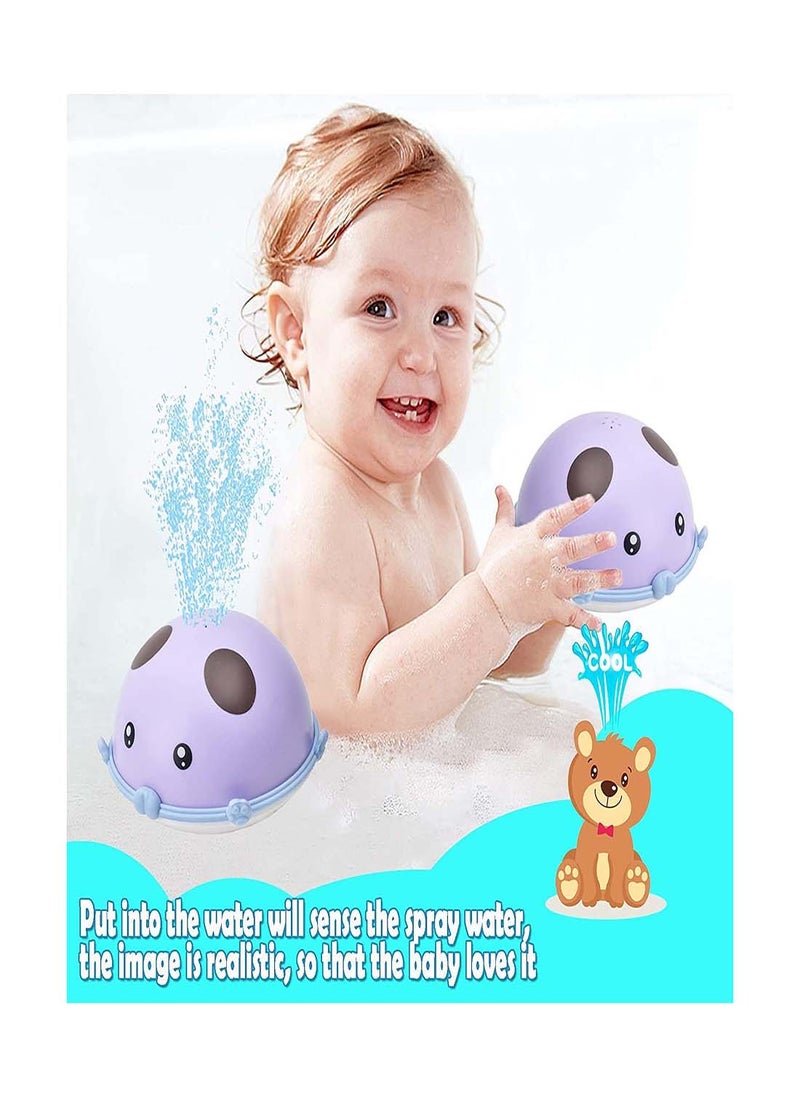 Colorful LED Light Music Bath Toy, Induction Spray Water Sprinkler for Toddlers and Infants, Fun Bathtub Toy for Kids, Enjoyable Bath Time Experience for Babies