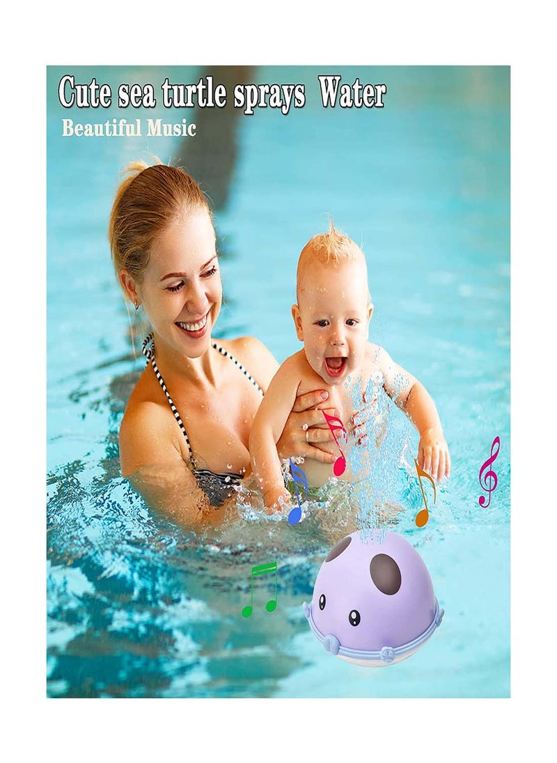 Colorful LED Light Music Bath Toy, Induction Spray Water Sprinkler for Toddlers and Infants, Fun Bathtub Toy for Kids, Enjoyable Bath Time Experience for Babies