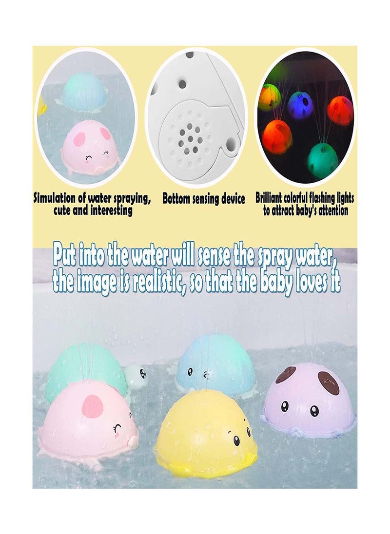 Colorful LED Light Music Bath Toy, Induction Spray Water Sprinkler for Toddlers and Infants, Fun Bathtub Toy for Kids, Enjoyable Bath Time Experience for Babies