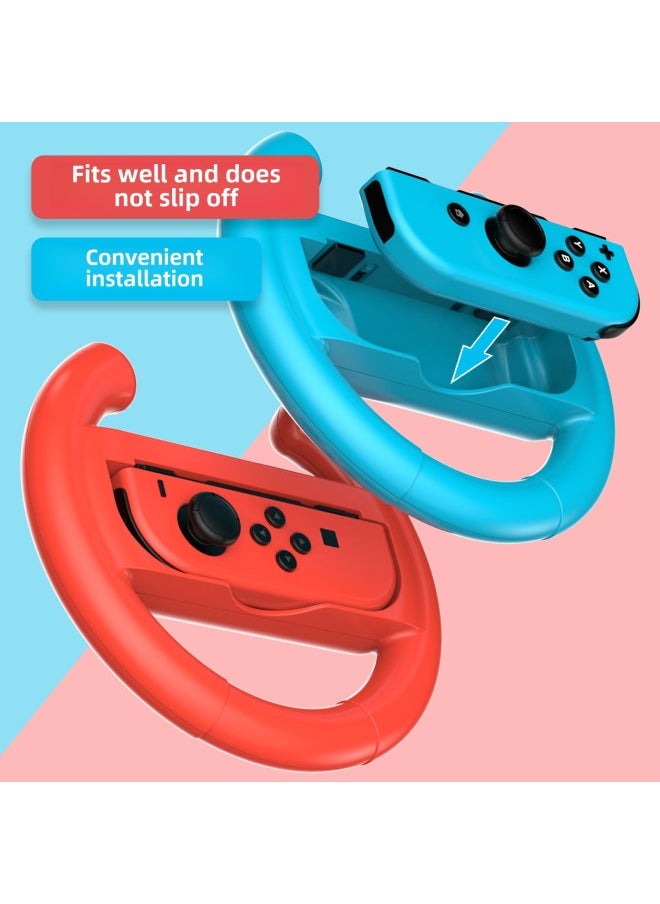 Switch Steering Wheel Oled Nintendo Mario Racing Grip NS Gamepad Peripheral Accessories Factory-Product Color:Pure Black