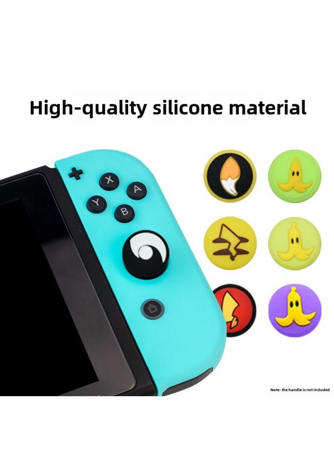 Nintendo Switch Handle Button Cap Joy-con Silicone Protective Cap Switch Game Theme Silicone Cap-Product Color:65