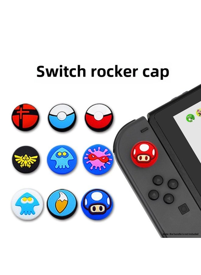Nintendo Switch Handle Button Cap Joy-con Silicone Protective Cap Switch Game Theme Silicone Cap-Product Color:65