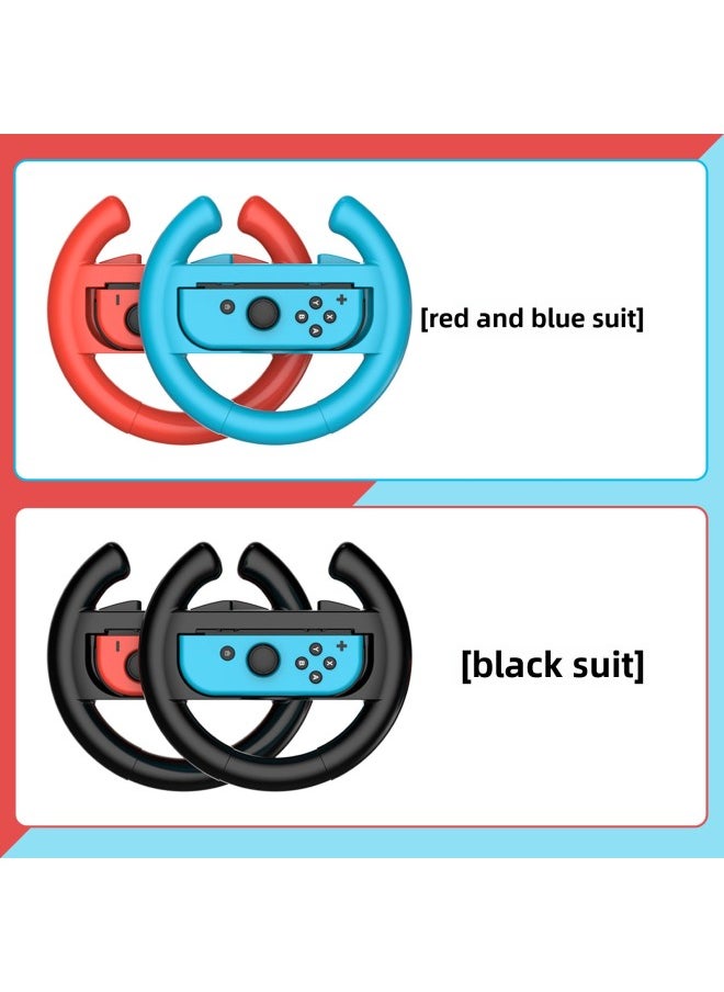 Switch Steering Wheel Oled Nintendo Mario Racing Grip NS Gamepad Peripheral Accessories Factory-Product Color:Red And Blue