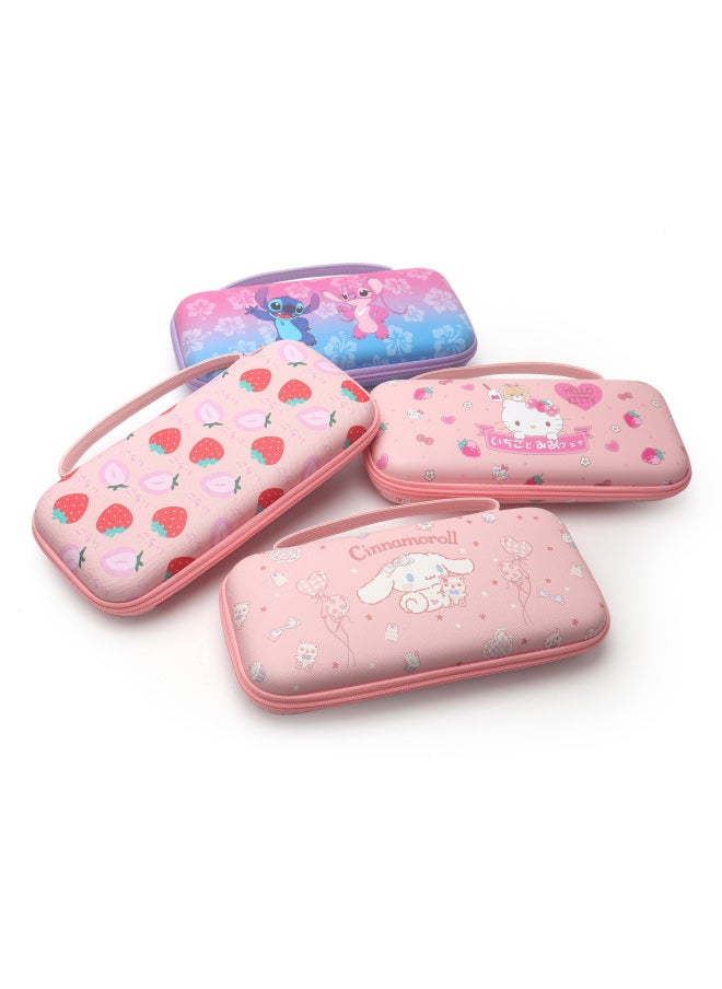 Nintendo Swich Storage Bag OLED Storage Bag EVA Hard Bag Thickened Hard Protective Case Suit-Product Color:Cute Rabbit-ns/battery Life Version/oled Storage Bag