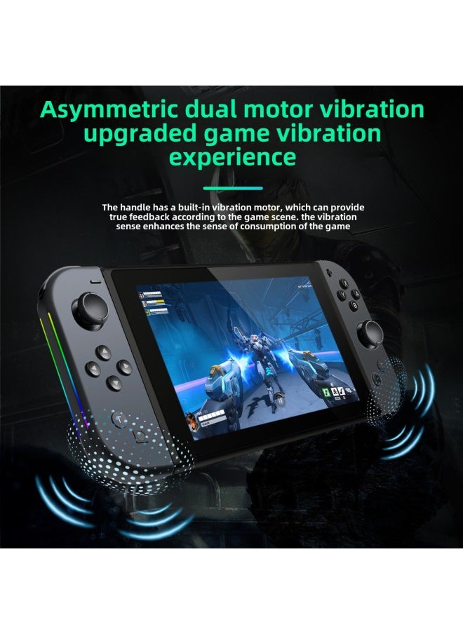 Nintendo Switch JOYCON Handle Supports One-key Wake-up Bluetooth Handle NS Somatosensory Vibration RO G Light-Product Color:Yellow