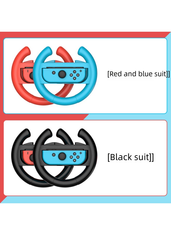 Switch Steering Wheel Oled Version Nintendo Mario Racing Car Grip Game Handle Dasheng Peripheral Accessories-Product Color:Red And Blue ]