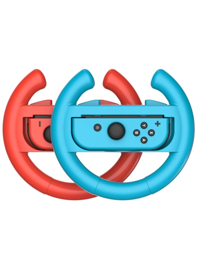 Switch Steering Wheel Oled Version Nintendo Mario Racing Car Grip Game Handle Dasheng Peripheral Accessories-Product Color:Red And Blue ]