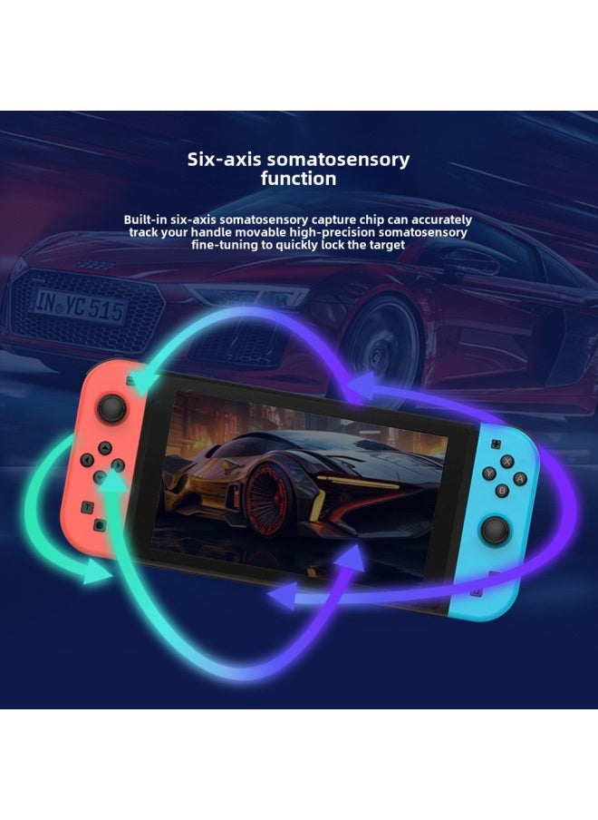 Nintendo NS Switch Left And Right Handle Neutral Joycon Small Handle One-button Wake-up Support Fitness Ring-Product Color:Splatoon
