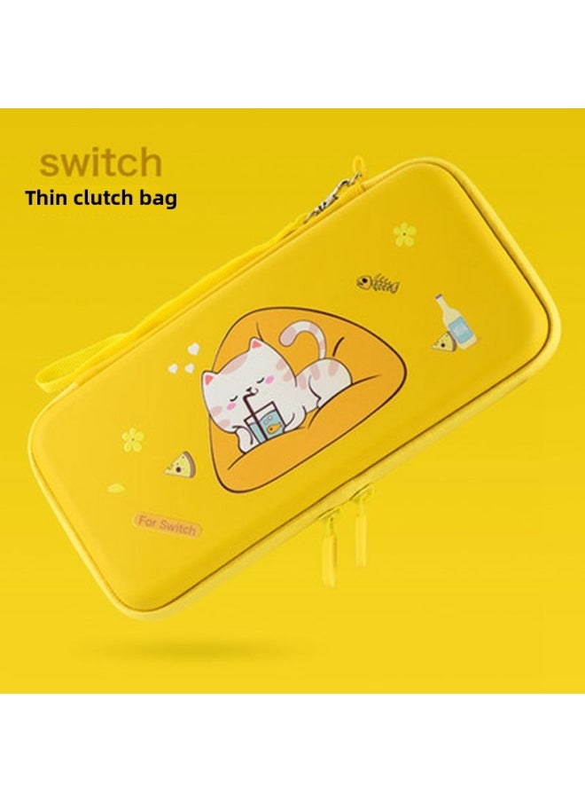 Red Print Nintendo SwitchOLED Storage Bag Manufacturers Direct NS Game Console EVA Card Than Hand Bag-Product Color:NS Greedy Cat Clutch