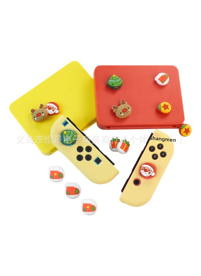 AMOGMO Series Rocker Cap For Nintendo Switch Handle Silicone Non-slip Game Rocker Protection-Product Color:Set 1 Non-returnable And Non-exchangeable