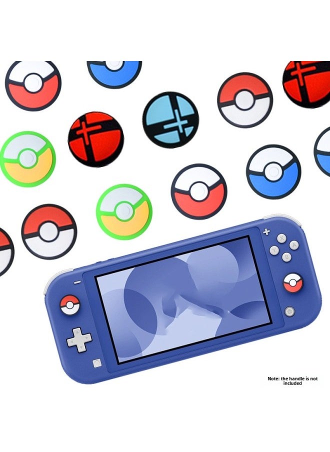 Nintendo Switch Handle Button Cap Joy-con Silicone Protective Cap Switch Game Theme Silicone Cap-Product Color:58