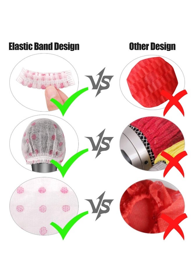 200pcs Disposable Mic Cover, Non Woven Elastic Band Handheld Mic Windscreen Cover for KTV, Recording, Stage, Interview