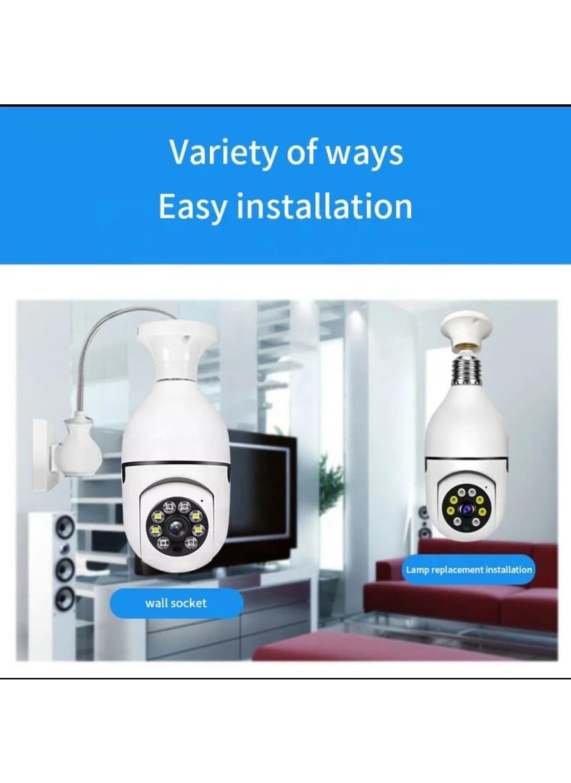 Fire Turtle Smart Security Shape 360 Camera 1080p Wireless PTZ CCTV Easy Install Indoor Night Light VisionMotion Sensor Lights 24x7 RecordingTwo Way Talk Mic R02