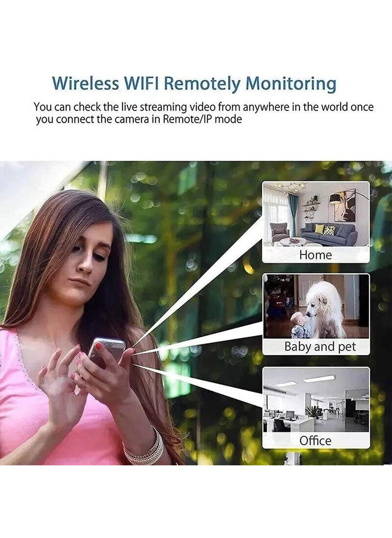 Wukama Home Security Camera WiFi Camera for Home Room Office Indoor Outdoor Audio Video Recorder