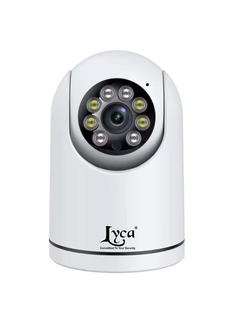 Lyca 3 MP Wireless WiFi AI Smart Security Camera Indoor HD Resolution Two Way intercom Dual Light Souce Mode PTZ Function Humanoid Tracking Color Night Vision