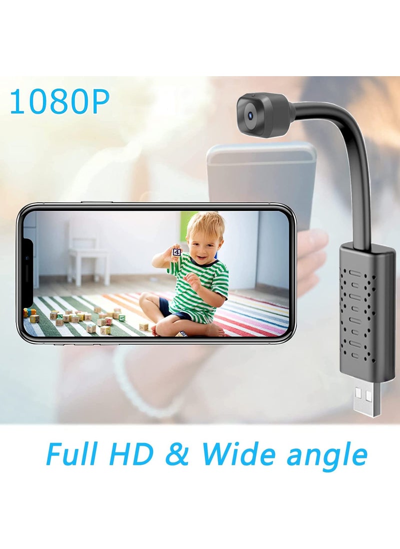 STELO WiFi Mini Flexi Neck Camera Smart Secret WiFi Camera 1080p HD USB Universal Interface Audio Video Recorder