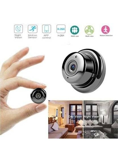 NXXTTNK Small IP Security Cameras with HD 1080 Video Audio Recording Cloud Based Storage Night Vision Motion Detection Surveillance Cam for HomeOfficeCarNannyRoom no Battery Backup