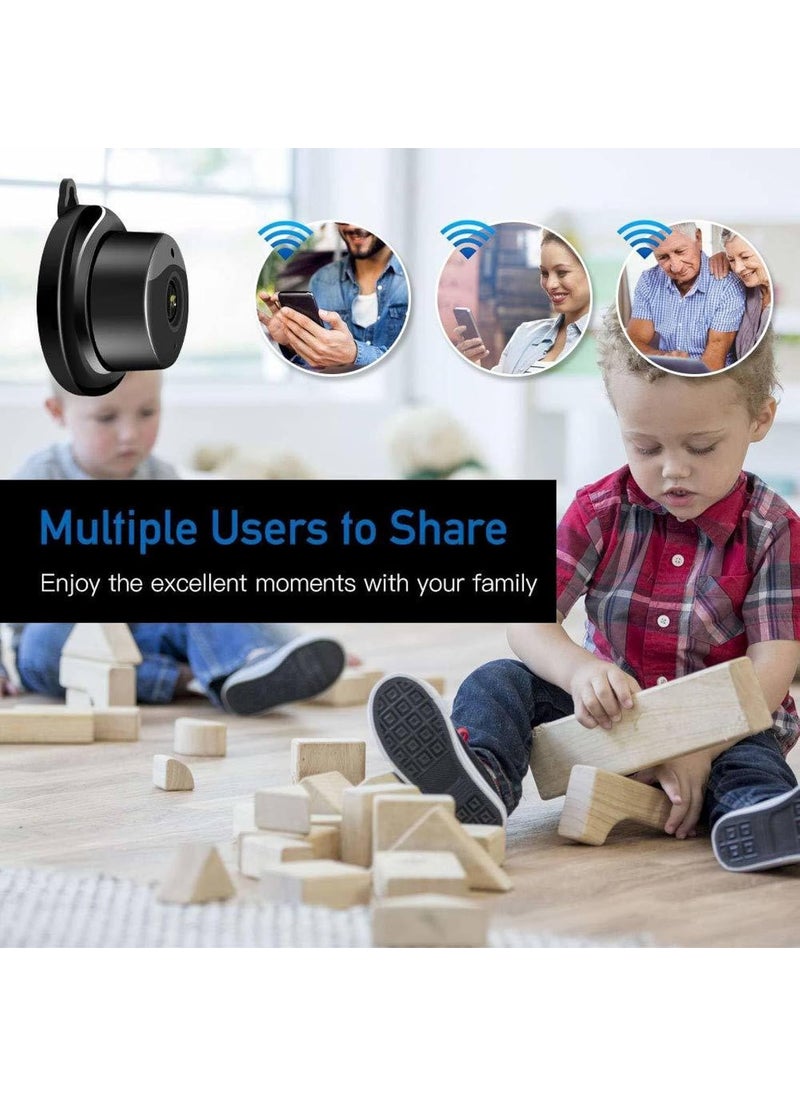 GARYVIZ Wireless Indoor Smart Home Security 1080p CCTV Hidden Camera 24x7 Continuous Recording with Motion Sensor Auto Tracking Smart Motion Detection and Alarm CCTV Spy Camera