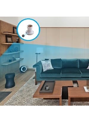 Asleesha WiFi Bulb Holder Camera 1080p WiFi Wireless Cam Mini Smart Security Camera with Video Recording HD Voice Quality