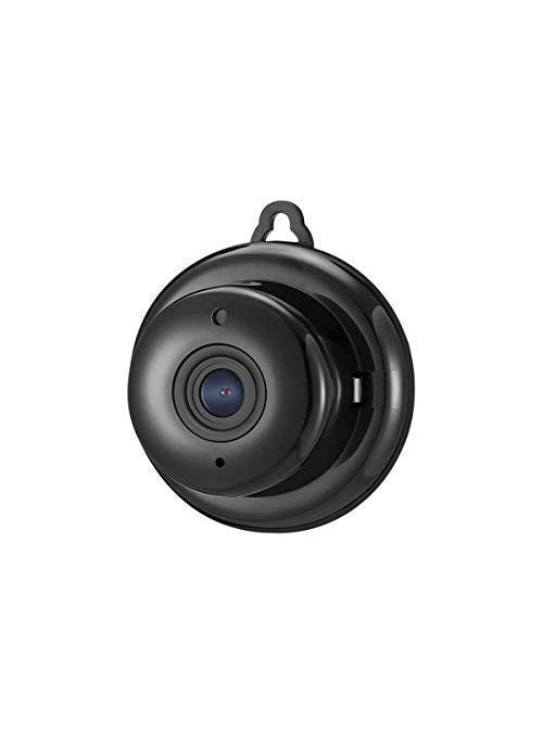 MatLogix WiFi Full HD Spy IP Camera Hidden Wireless CCTV Security with Microphone Cloud Based Storage Night Vision Motion Detection Two Way Communication Supports SD Card for Home Car Black
