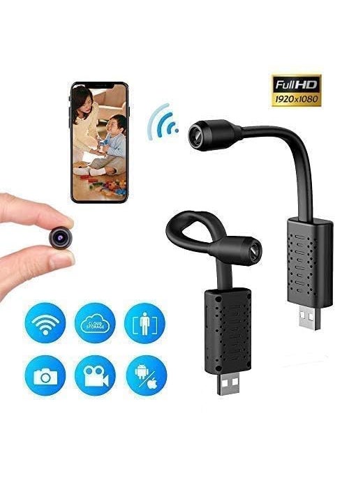 securinnov WiFi Surveillance Flexible Neck Wireless Security Camera 1080P Watch Live View Wireless IndoorOutdoor Home Office with Motion Detection Flexible Camera