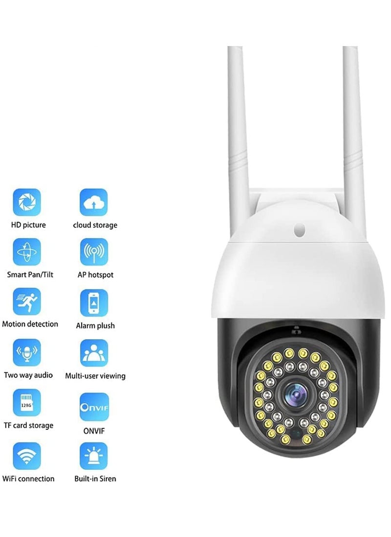 CAMERA DEKHO 3MP Dual Lens Wireless WiFi Smart CCTV Camera Ultra HD View Double Side View Two Way Talk Motion Detection Night Vision Support Upto 128gb SD Card Free Magnetic Spy Camera