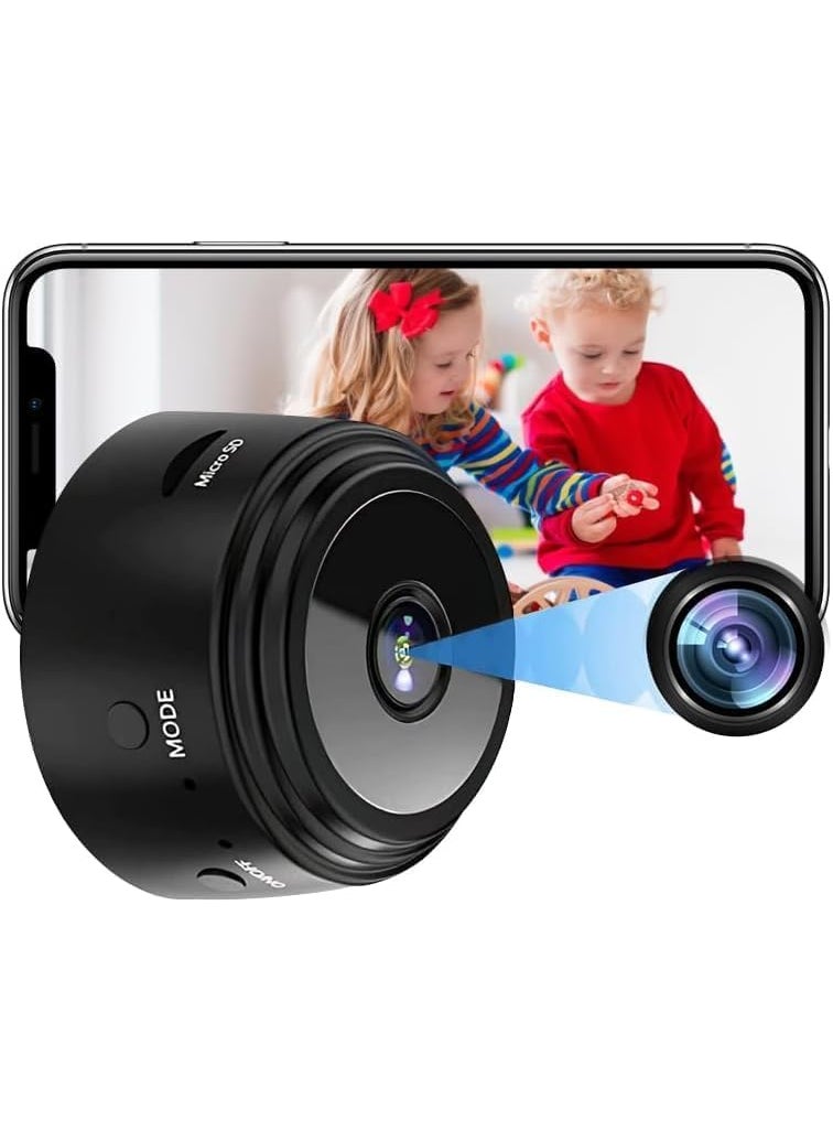 NOVUSOL WiFi Spy Camera 1080P WiFi Hidden Camera Wireless Indoor Secret Camera Baby Mini Spy Cam Home Security Surveillance Camera Micro Small Monitor Video Camera with Motion