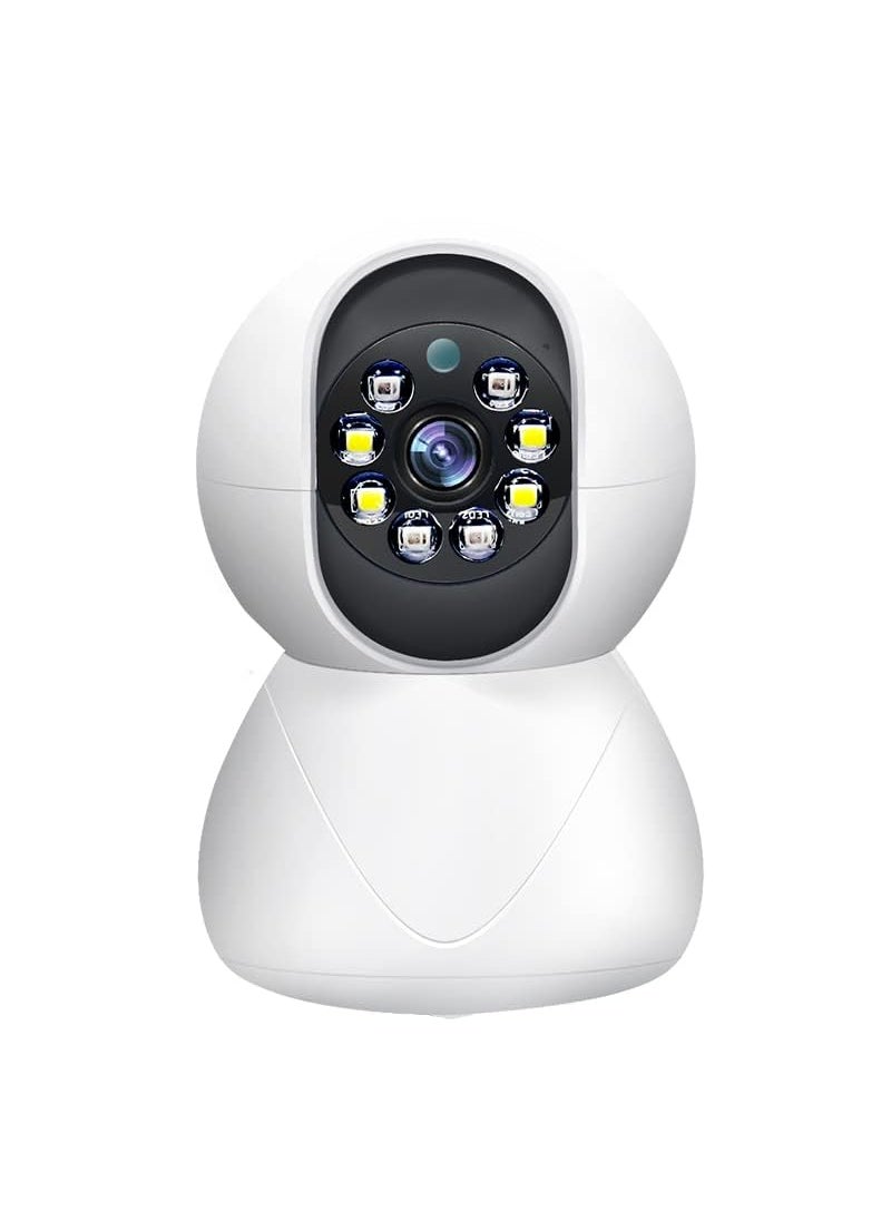 Aapeshwar Smarthome Wireless WiFi AI Smart Security Camera with 3 MP Indoor HD Resolution Two Way intercom Dual Light Souce Mode PTZ Function Humanoid Tracking Color Night Vision