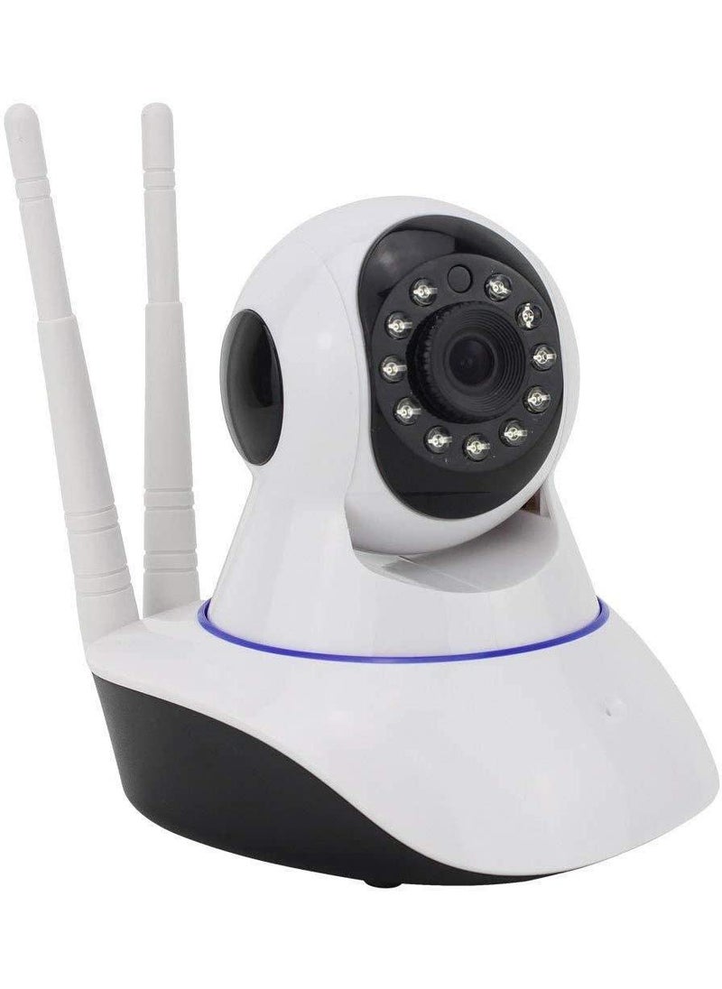 SNARIYOVSN HD Camera with 2Way Audio with Double Antenna Smart WiFi 1080P CLEARITY APP Based V380 Pro Home and Office with Night Vision Ultra HD Wireless IP CCTV Security Camera for Indoor Use