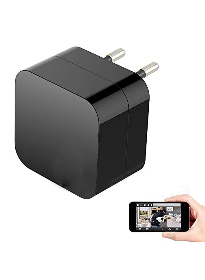 visionrabbit WiFi 4k Full HD Wireless WiFi Charger Camera Night Vision Motion Detection Hidden Security Spy Cam for Home Room Office Surveillance Video Audio Recording Live Streaming in App
