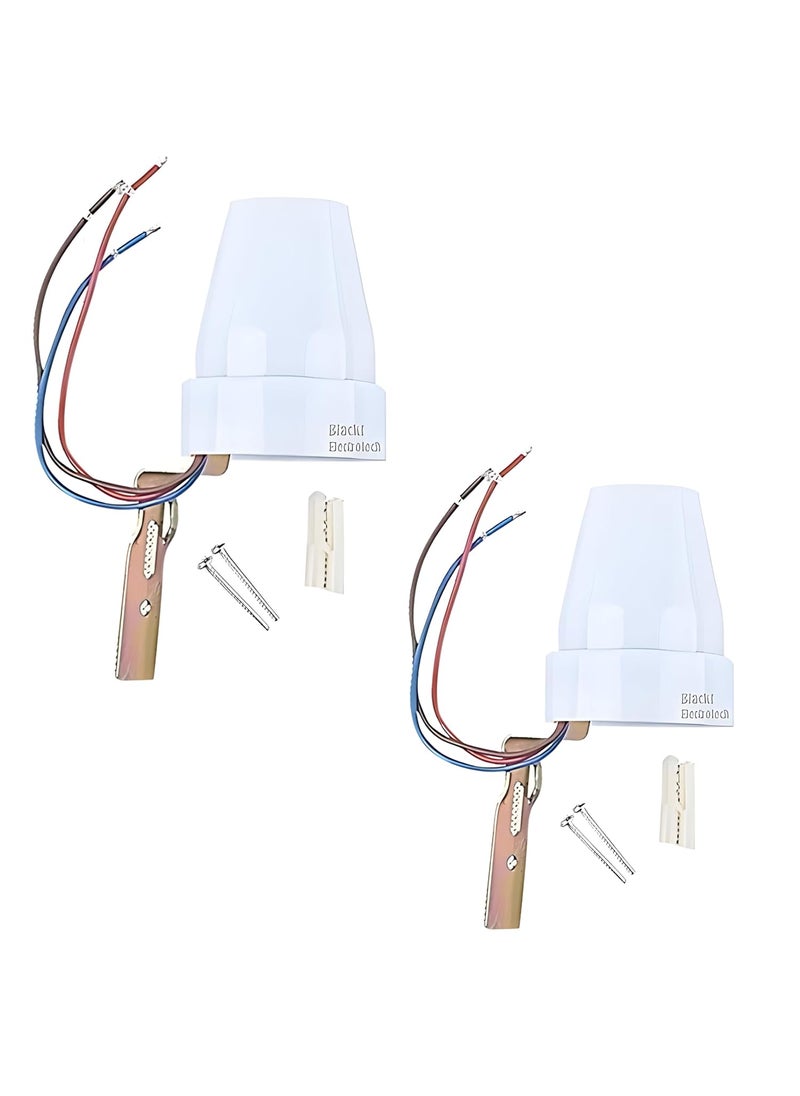 Blackt Electrotech BT31P1 DayNights Auto on and off Photocell LDR Switch 2 PC PACK