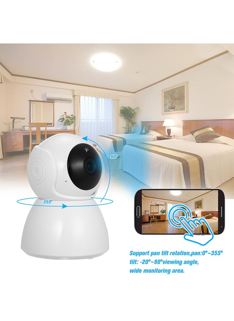 AJUK C20 Full HD 1080P WiFi Auto Tracking IP CCTV Camera with PanTilt TwoWay Audio Motion Detection Auto Tracking Night Vision Mobile Connectivity