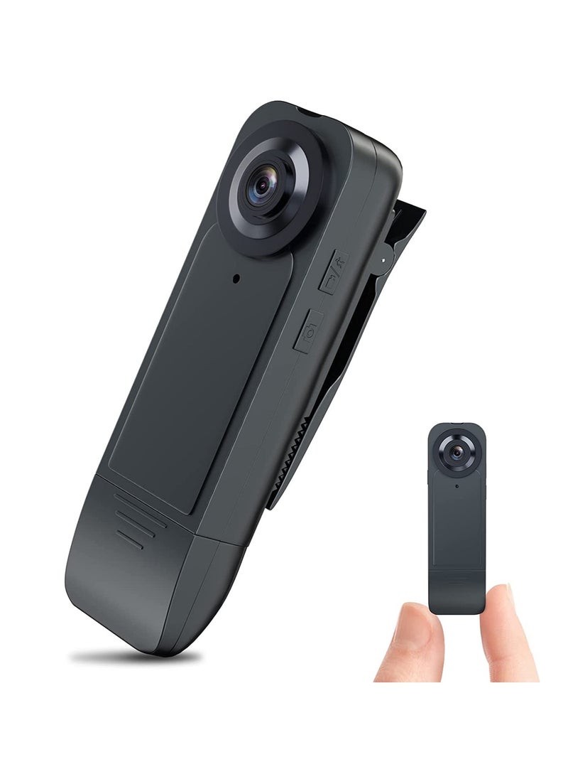 Mini Camera, 1000mA Mini Nanny Cam 1080p Hidden Body Camera with Night Vision 4h Auto Overwrite for Personal Civilians, Police Law Enforcement