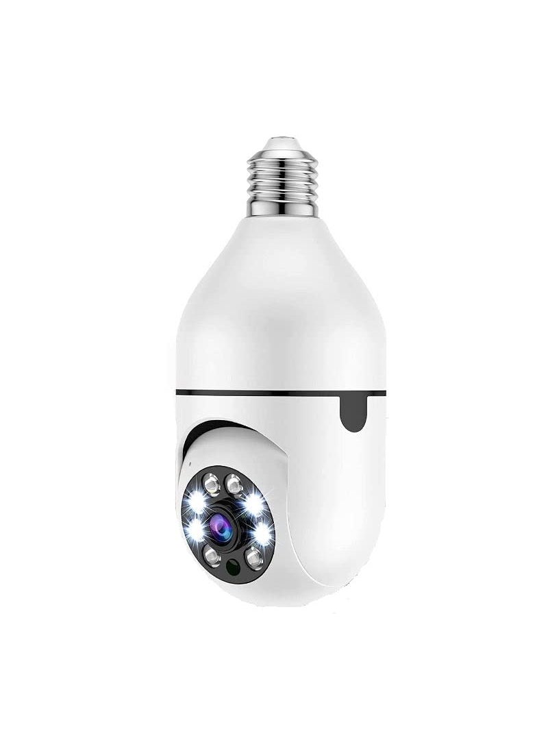 SIOVS WiFi 1080P HD Bulb Type PTZ Indoor HD CCTV Wireless Camera Security Camera Security Camera
