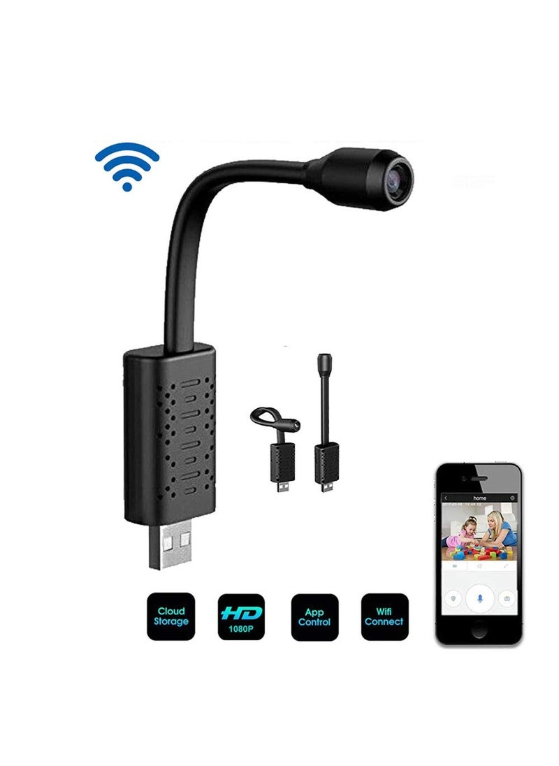 smars Wifi 920x1080p HD 100 Viewing Area Security Camera Black