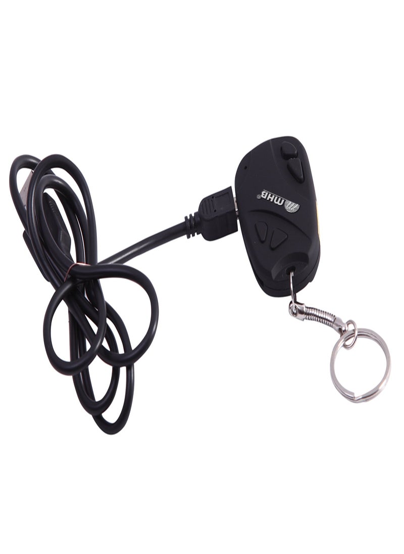 m mhb New Spy Keychain Camera AudioVideo Recording Series 1 Indoor Outdoor use HD Sound Quality 32GB Memory Supportable with inbuilt Rechargeable Battery