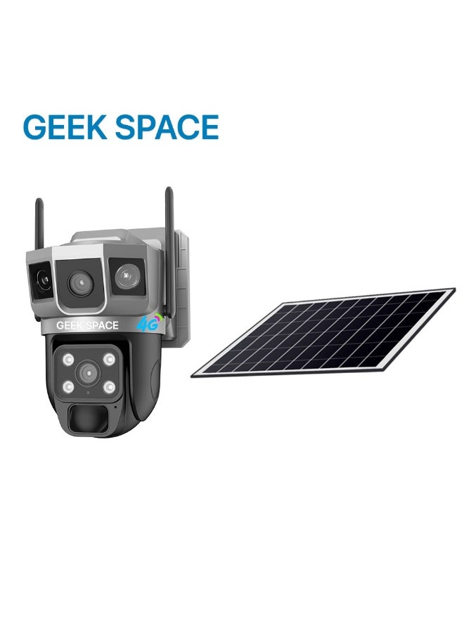 VTS02-4G DUAL-LENS + SOLAR BATTERY