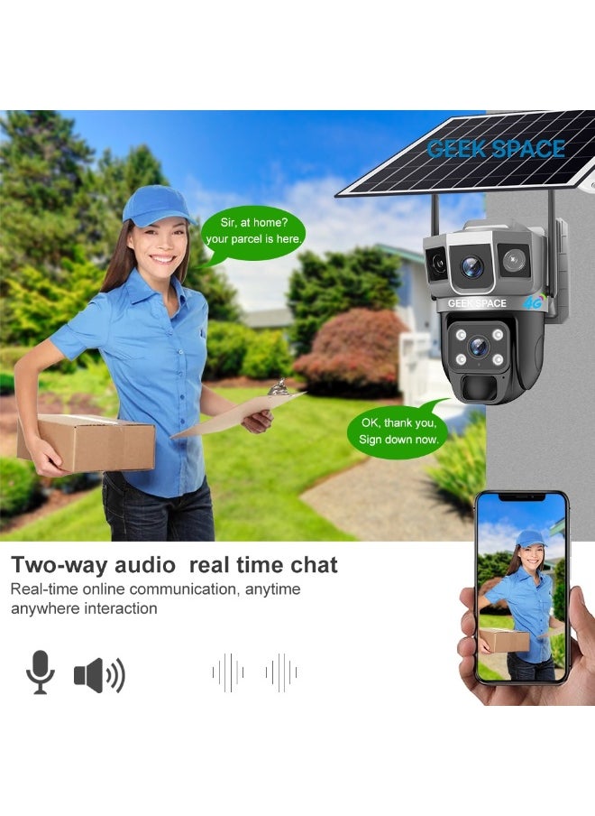 VTS02-4G DUAL-LENS + SOLAR BATTERY