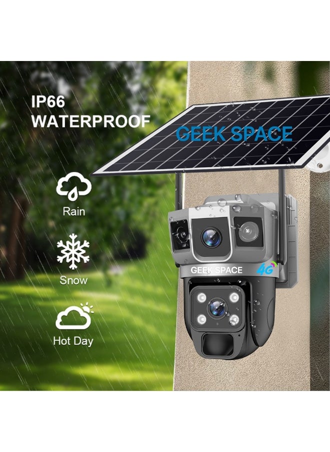 VTS02-4G DUAL-LENS + SOLAR BATTERY