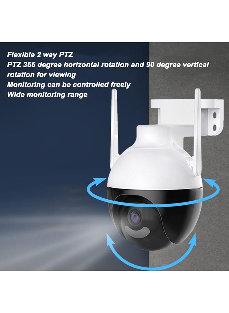 Aapeshwar Smart Camera Motion Tracking IP66 Waterproof High Definition Surveillance Camera for Home EU Plug