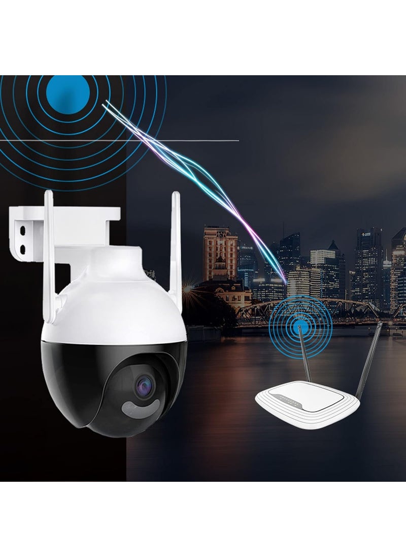 Aapeshwar Smart Camera Motion Tracking IP66 Waterproof High Definition Surveillance Camera for Home EU Plug