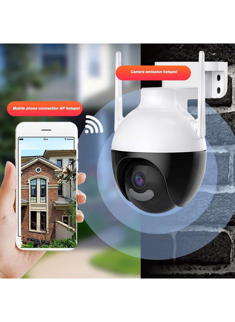 Aapeshwar Smart Camera Motion Tracking IP66 Waterproof High Definition Surveillance Camera for Home EU Plug