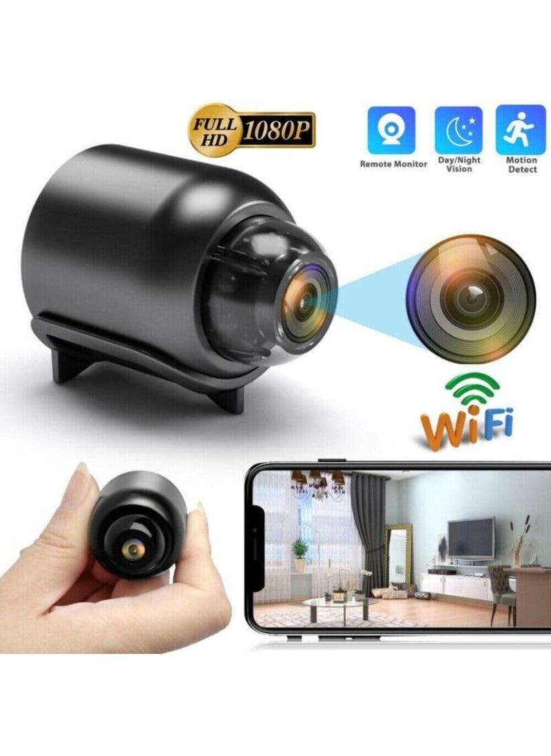Asleesha 4K WiFi Mini Camera 1080P Surveillance Camera IR Monitor Wide Angle Detect IP Camera Indoor Security Video Recorder No Battery