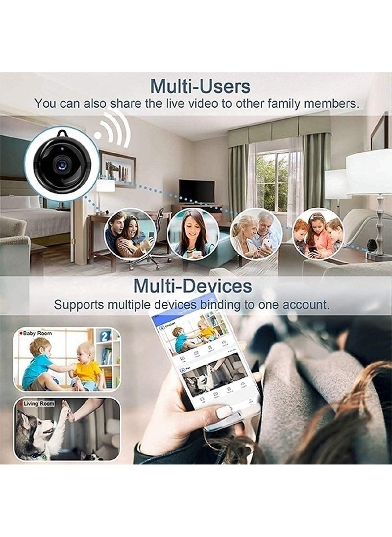 SIOVS Full HD 1080P Micro Camcorder Wireless Infrared CCTV Hidden Spy Night Vision Security Camera