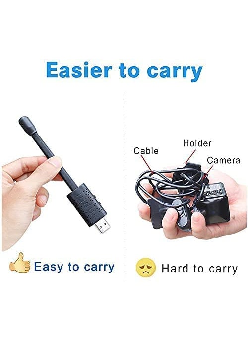 GREENEYE TECHNOLOGY Security Camera CCTV Camera Mini USB Hidden CameraSpy WiFi Security CameraLive Remote Monitoring64 GB 1 Channel