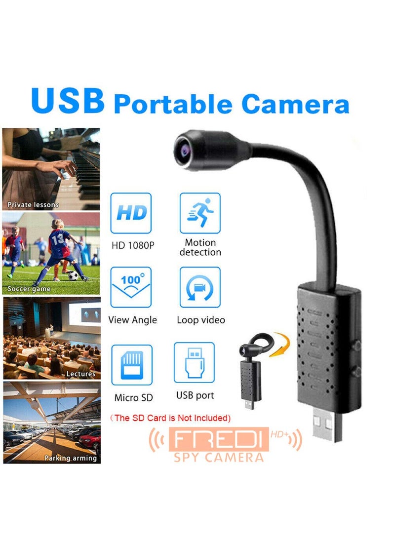 FREDI HD PLUS Hidden U11 WiFi Camera 1080P Portable Wireless Small HD Nanny Cam Indoor and Outdoor Security Camera for HomeOffice