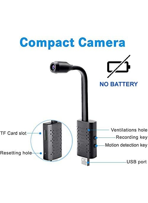 FREDI HD PLUS Hidden U11 WiFi Camera 1080P Portable Wireless Small HD Nanny Cam Indoor and Outdoor Security Camera for HomeOffice